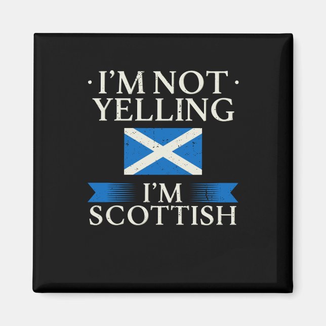 Scotland Scotland Flag Magnet (Front)