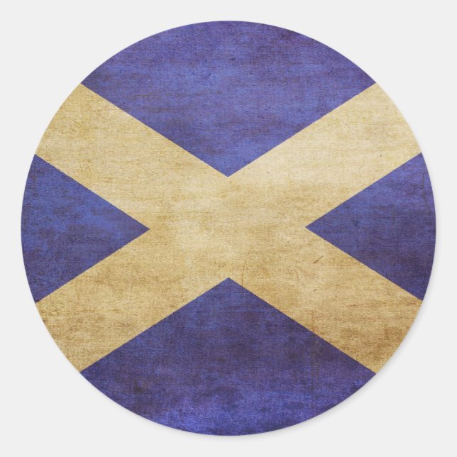 Scotland, Scotland, Scotland Classic Round Sticker (Front)