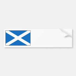 Scotland – Scottish Flag Bumper Sticker