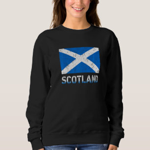 Scotland Scottish Flag Souvenir Costume Love Vinta Sweatshirt