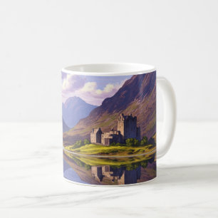 Scotland Scottish Highlands Castle Travel Coffee Mug
