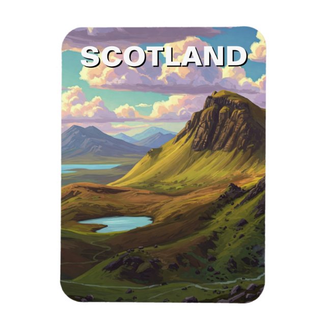 Scotland Scottish Highlands Travel Magnet (Vertical)