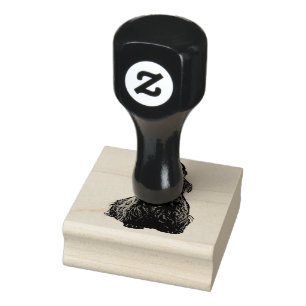Scotland, Scottish Terrier, Black dog, die hard Rubber Stamp