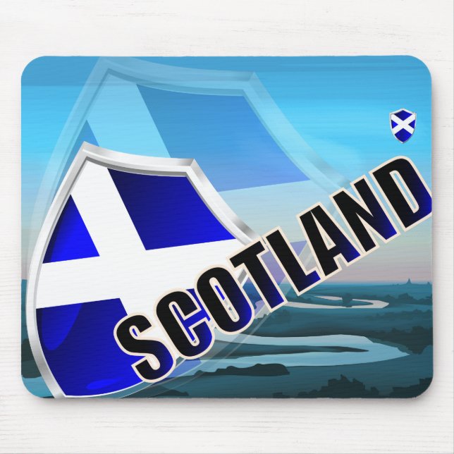 Scotland Shield Mouse Pad (Front)