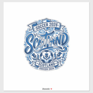 Scotland Soccer 2026 Soccer Bold Country Typograph