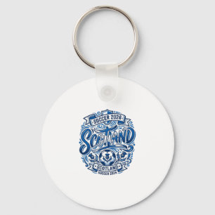 Scotland Soccer 2026 Soccer Bold Country Typograph Key Ring
