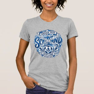 Scotland Soccer 2026 Soccer Bold Country Typograph T-Shirt