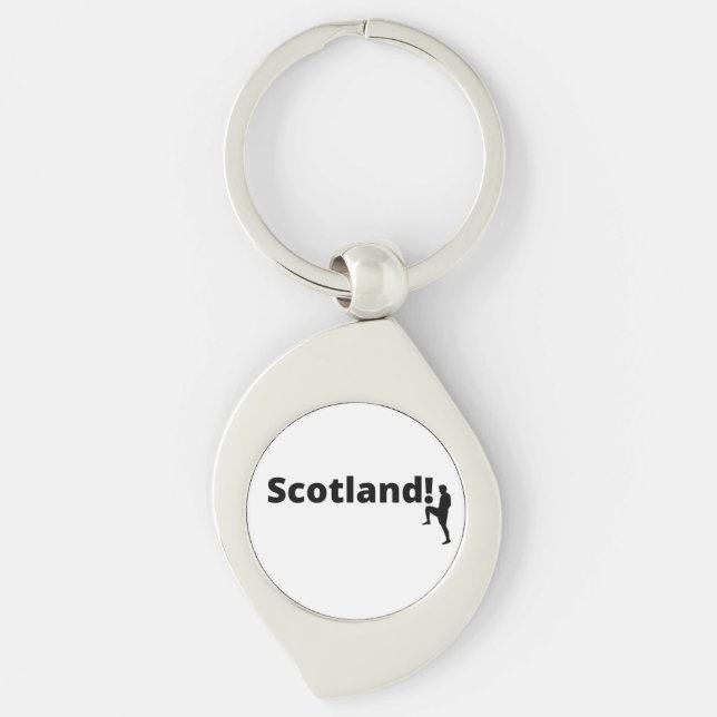 Scotland soccer  key ring (Front)