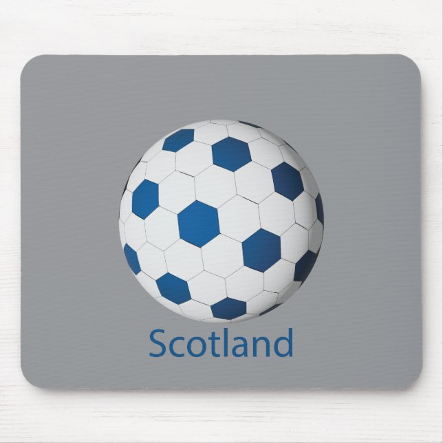 Scotland Soccer Mouse Pad (Front)