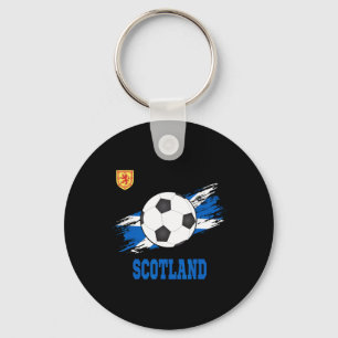 Scotland Soccer Scottish Footbyll Scots Futbol Key Ring