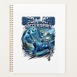 Scotland Soccer Spirit Skeleton Striker Nations Pr Planner