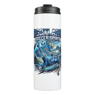 Scotland Soccer Spirit Skeleton Striker Nations Pr Thermal Tumbler