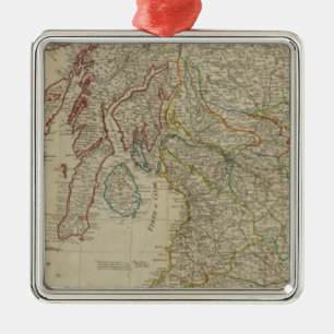 Scotland south metal tree decoration