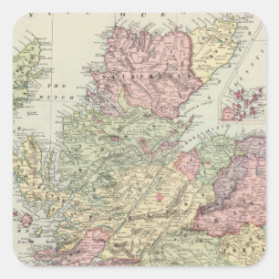 Scotland Square Sticker