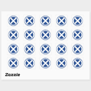 Scotland Square Sticker
