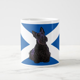 Scotland/ St. Andrews flag/Scottish Terrier Large Coffee Mug
