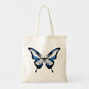 Scotland Swallowtail Butterfly Flag Tote Bag