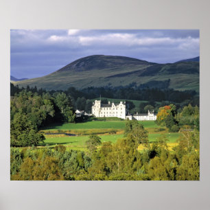 Scotland, Tayside, Blair Castle. In an emerald Poster