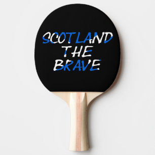 Scotland The Brave on Scottish Flag ppcnt Ping Pong Paddle