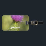 Scotland Thistle Luggage Tag<br><div class="desc">Thistles are the national flower of Scotland.</div>