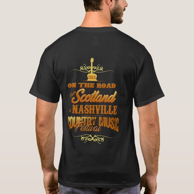 Scotland to Nashville CMA Country Music Fest Shirt (Back)