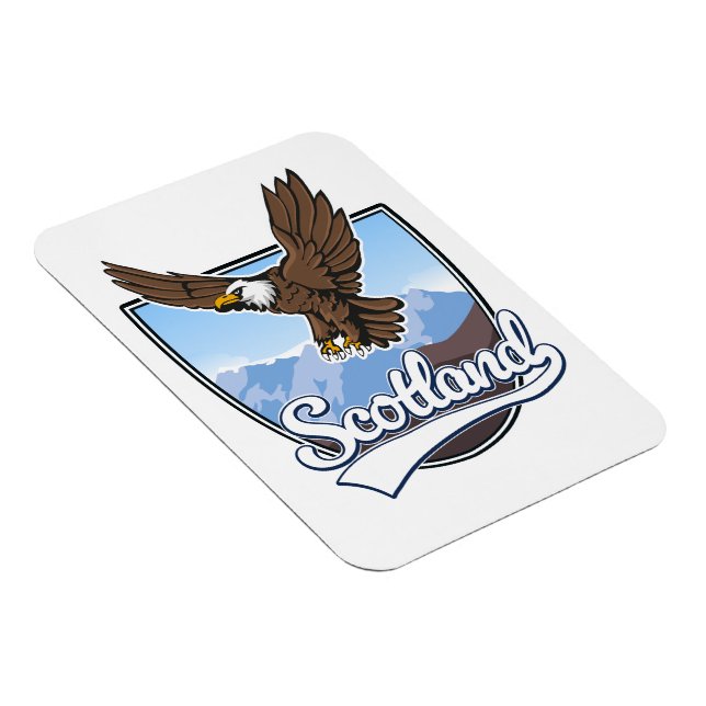 Scotland travel logo magnet (Right Side)