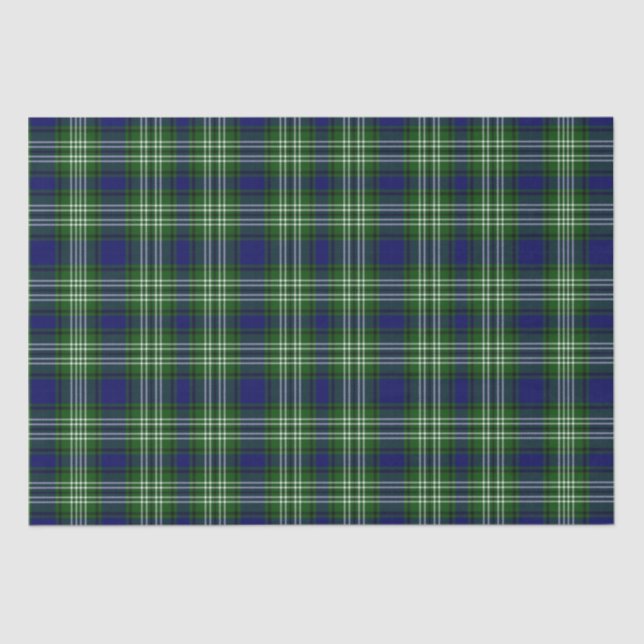 Scotland Tweedside District Tartan Tissue Paper (Front)