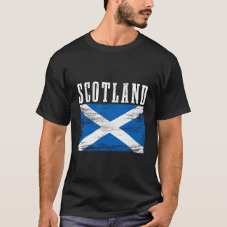 Scotland Vintage Scottish Flag Pride T-Shirt