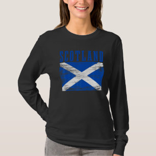 Scotland Vintage Scottish Flag Pride T-Shirt
