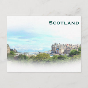 Scotland Vintage Tourism Travel Add Postcard