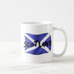 Scotland Wavy Flag Coffee Mug
