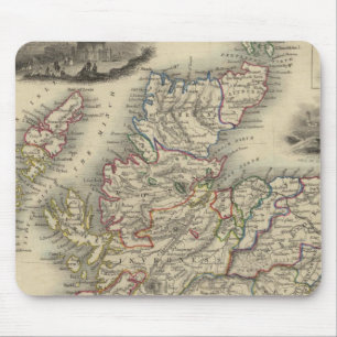 Scotland with inset map of the Shetland Islands Mouse Pad