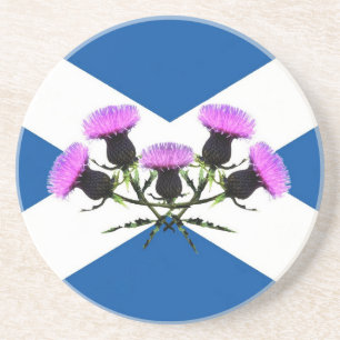 Scotland's flower, thistle coaster