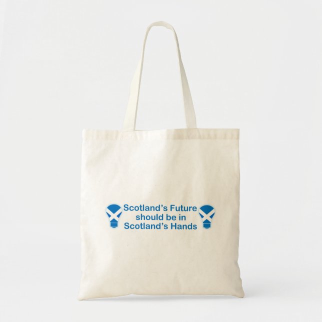 Scotland's Future Scottish Independence Tote Bag (Front)
