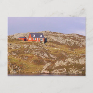 Scotlands Highlands Cottage Postcard