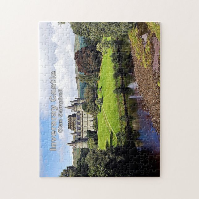 Scotland's Inveraray Castle Of Campbell Clan Jigsaw Puzzle (Vertical)