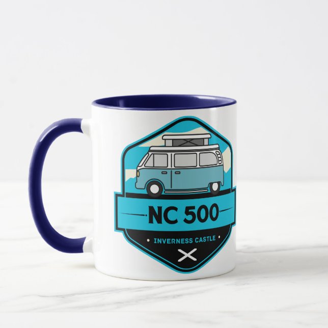 Scotland's North Coast 500 carvan route Mug (Left)