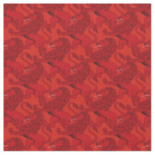 Scotland's Rampant Lion, ancient flag/banner Fabric