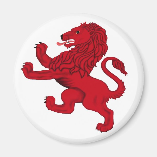 Scotland's Rampant Lion Magnet (Front)