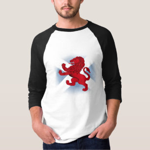 Scotland's Rampant lion, Saint Andrew flag T-Shirt