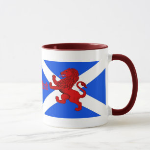 Scotland's Rampant lion, St. Andrews flag Mug