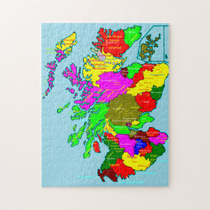 Scotland's Shires and Clans Jigsaw Puzzle