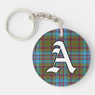 Scots Clan Anderson Tartan Plaid Key Ring