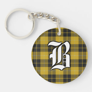 Scots Clan Barclay Tartan Plaid Key Ring