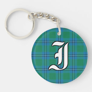Scots Clan Irvine Irwin Tartan Plaid Key Ring