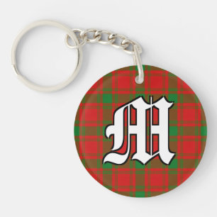 Scots Clan MacQuarrie Tartan Plaid Key Ring