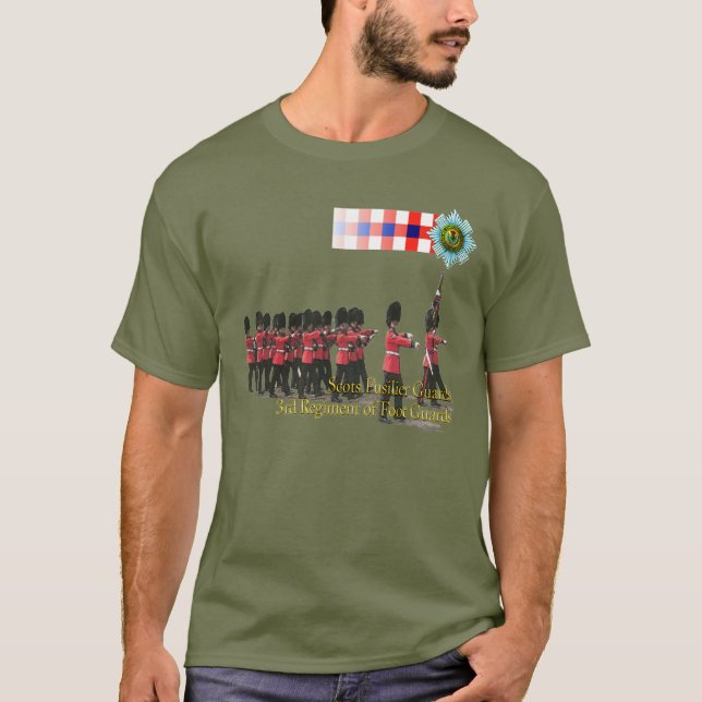Scots Fusilier Guards 3rd Regiment Of Foot Guards T-Shirt (Front)