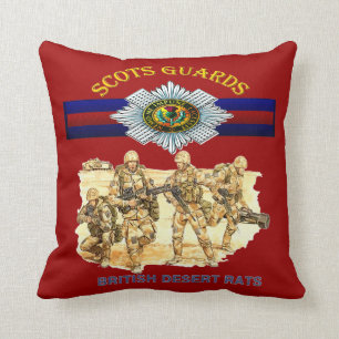 Scots Guards British Desert Rats Cushion. Cushion