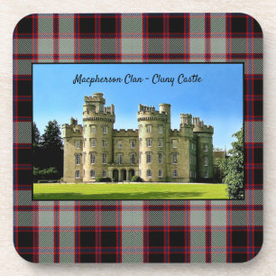 Scots Macpherson Clan's Cluny Castle Coaster