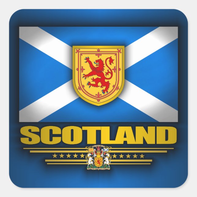 Scots Pride Square Sticker (Front)